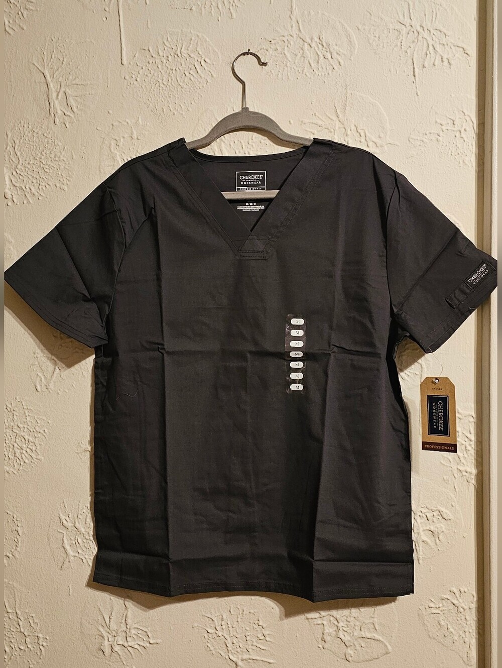 NWT Cherokee V-Neck Scrub Top Unisex XS